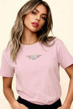 MATERIAL GIRL Lit OVERSIZE TEE Light Pink