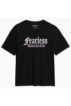 MATERIAL GIRL Fearless OVERSIZE TEE Black
