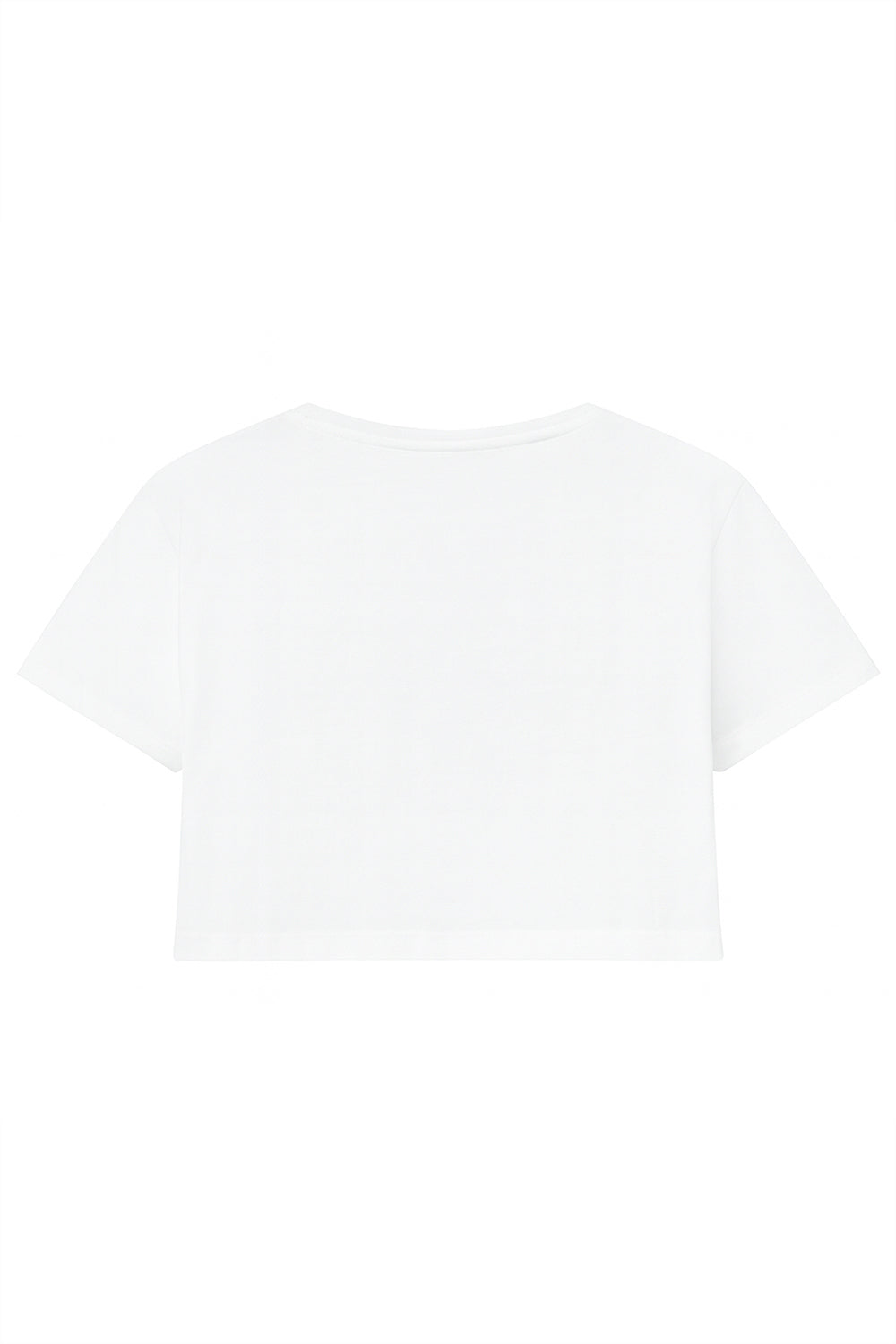 MATERIAL GIRL Fearless CROP TOP White