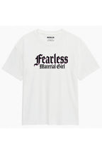 MATERIAL GIRL Fearless OVERSIZE TEE White