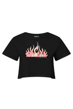 MATERIAL GIRL Boy Bye CROP TOP Black