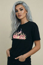 MATERIAL GIRL Boy Bye OVERSIZE TEE Black