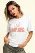 MATERIAL GIRL Boy Bye OVERSIZE TEE White