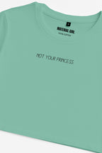 MATERIAL GIRL Not your princess CROP TOP Peppermint