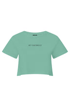 MATERIAL GIRL Not your princess CROP TOP Peppermint
