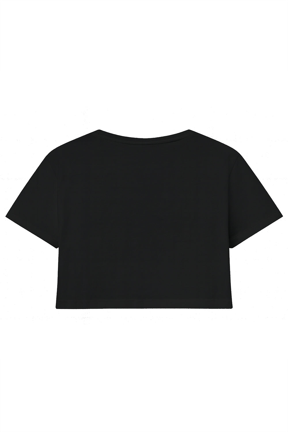 MATERIAL GIRL Flames CROP TOP Black