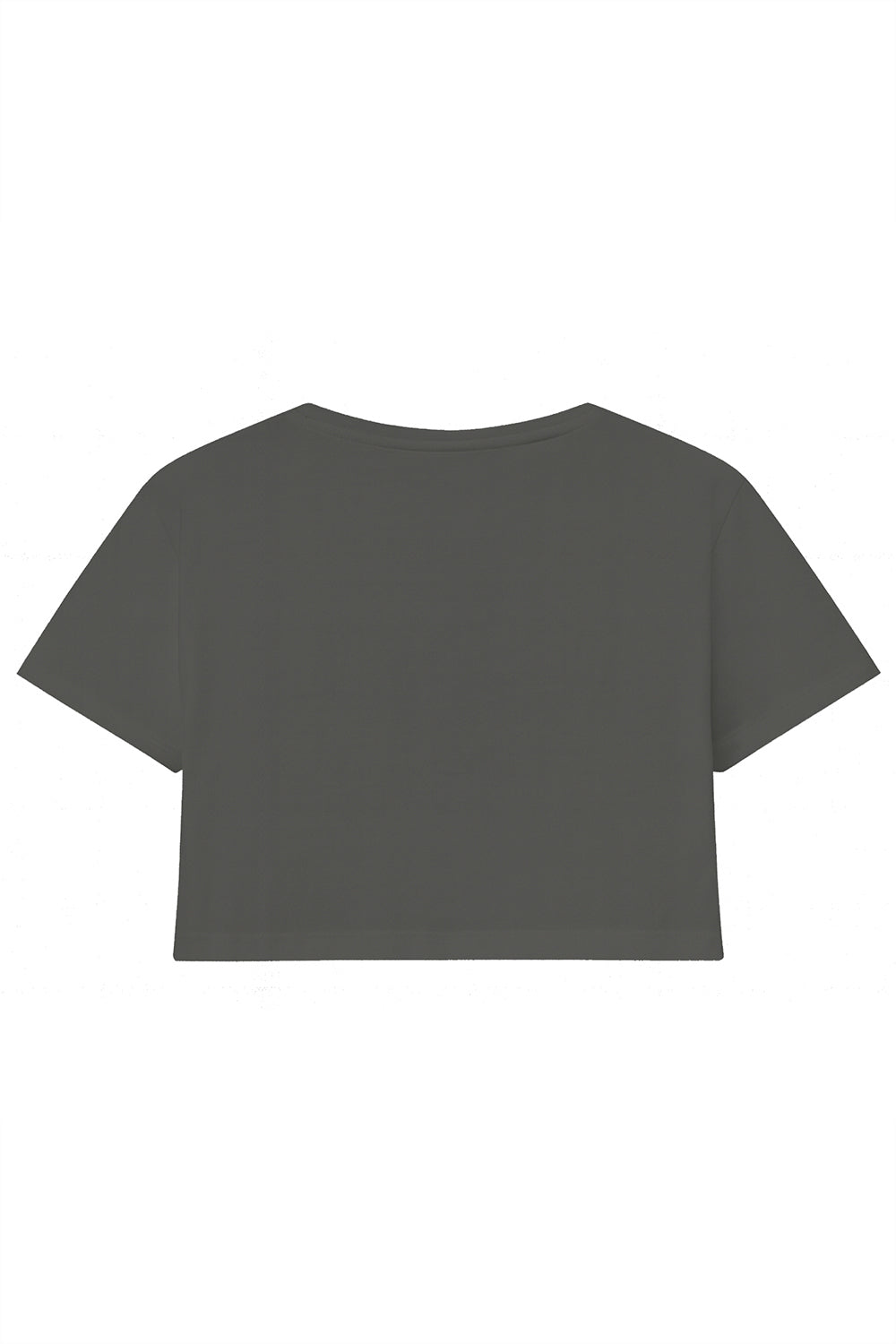 MATERIAL GIRL Flames CROP TOP Charcoal