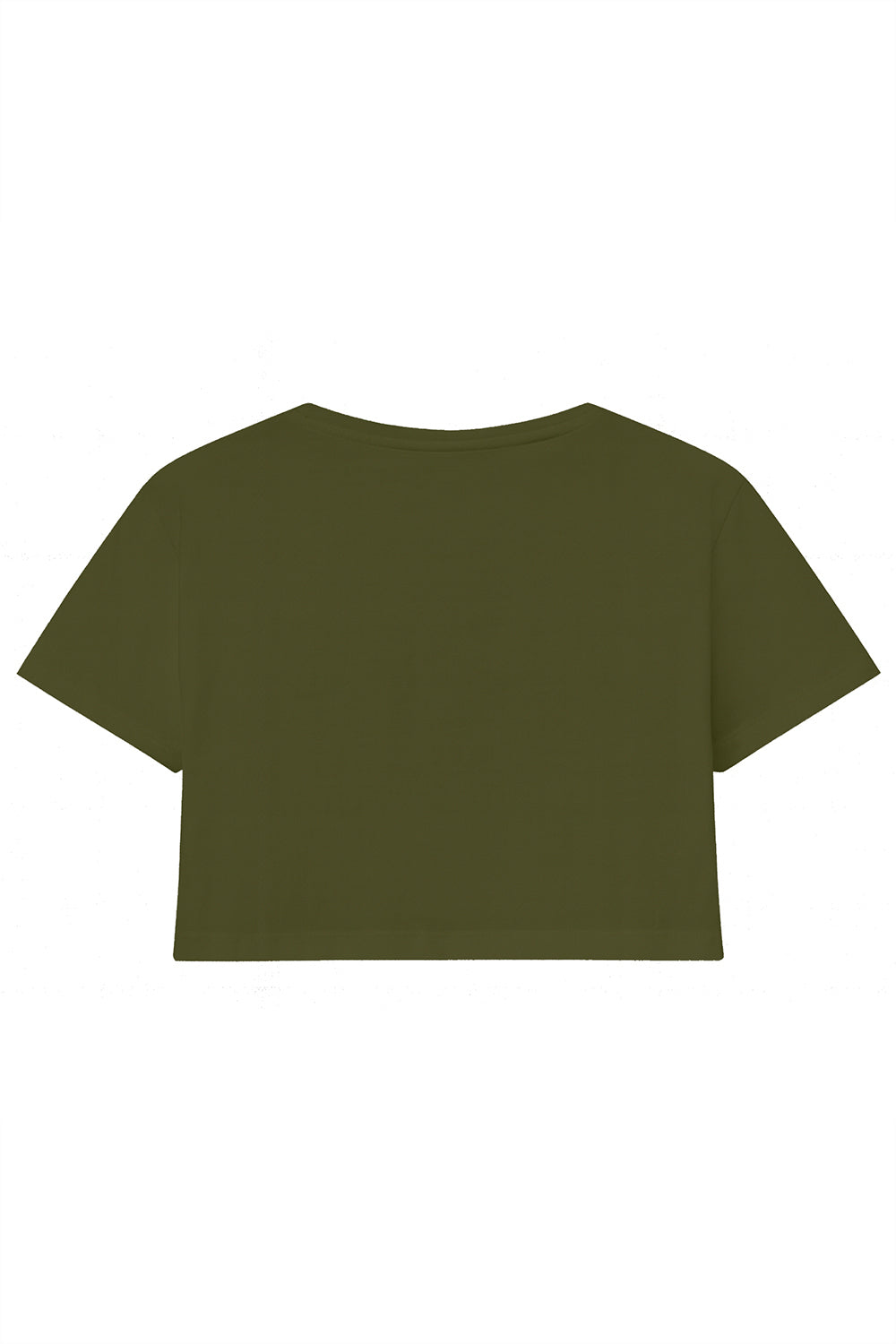 MATERIAL GIRL Flames CROP TOP Olive