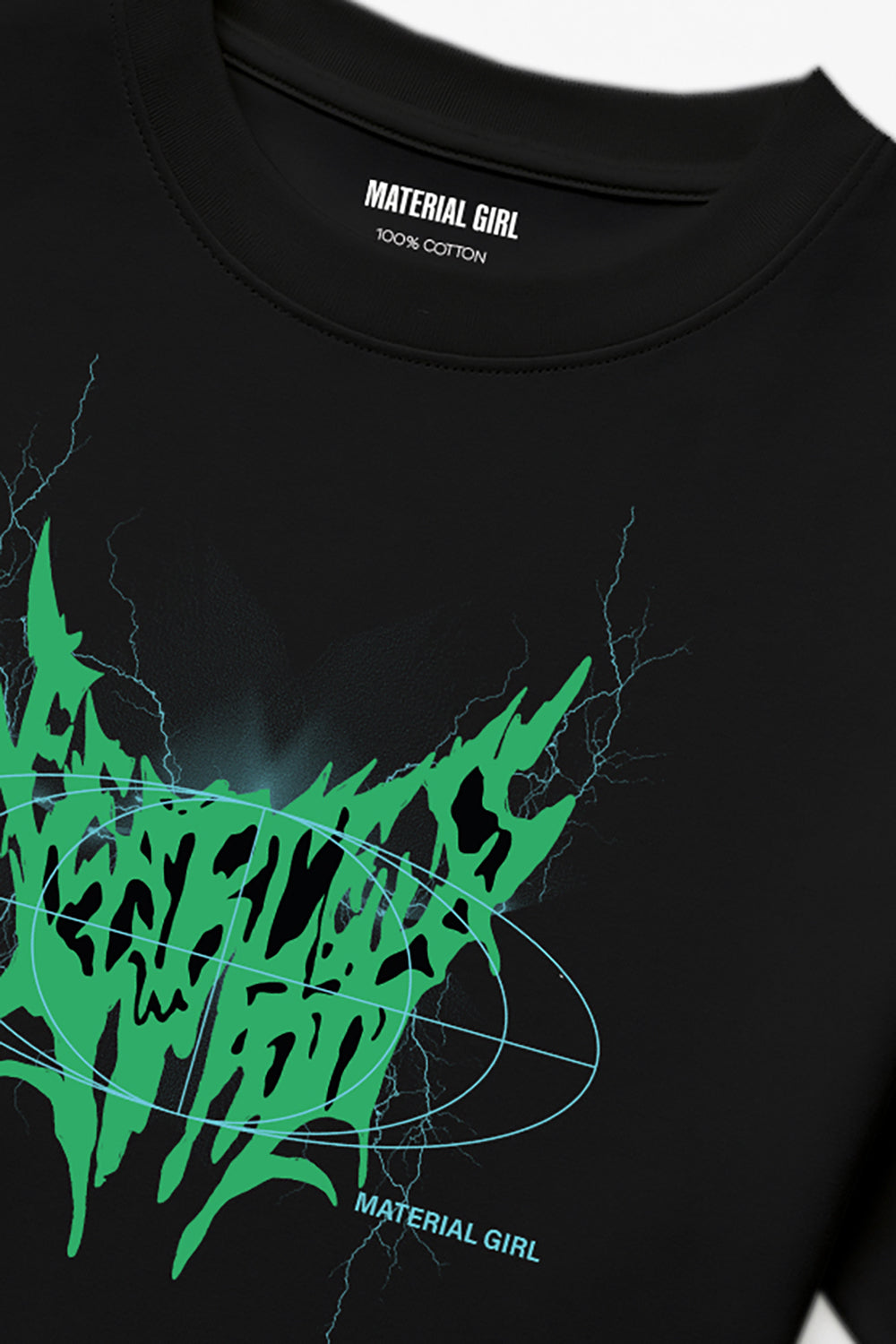 MATERIAL GIRL Billie OVERSIZE TEE Black