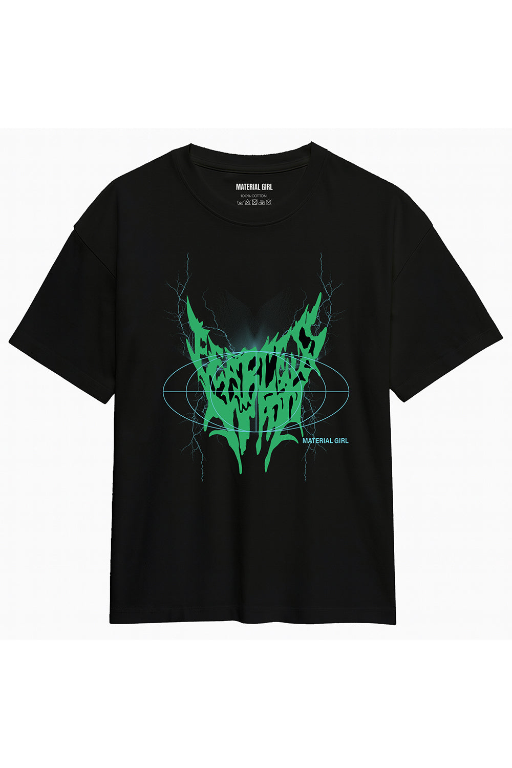 MATERIAL GIRL Billie OVERSIZE TEE Black