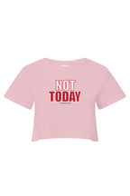 MATERIAL GIRL Not Today CROP TOP Light Pink