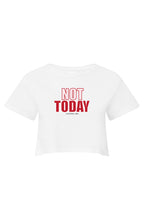 MATERIAL GIRL Not Today CROP TOP White